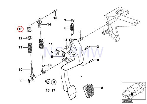 BMW Genuine Compression Spring Bracket