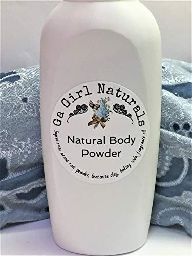 Egyptian Musk Natural Deodorizing Body Powder - Dusting Powder - Perfume Body Powder - Talc Free - 8 Ounce Shaker Top