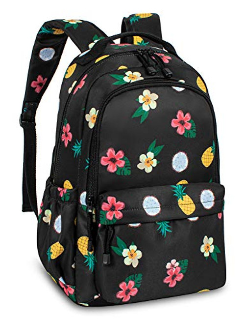 Leaper Lightweight Backpack School Bookbags College Bags Travel Daypack Black Leaper Lightweight Backpack School Bookbags College Bags Travel Daypack Black
