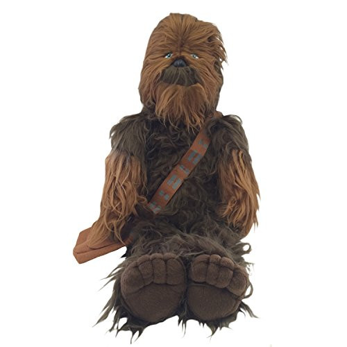 Jay Franco Plush Stuffed Chewbacca Pillow Buddy-Kids Super Soft Polyester Microfiber, 24 inch (Official Star Wars Product), B