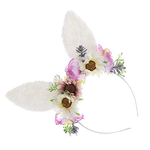 Holibanna Bunny Ear Headband Easter Rabbit Ear Elastic Bands Flower Hairbands Hair Accessory for Photography Spring Easter Party Holibanna Bunny Ear Headband Easter Rabbit Ear Elastic Bands Flower Hairbands Hair Accessory for Photography Spring Easter Party