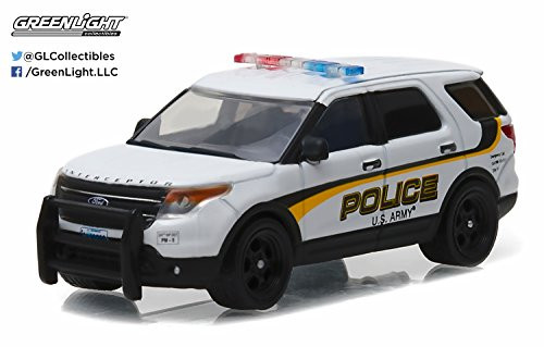 Greenlight 1:64 Hot Pursuit Series 21 2015 Ford Police Interceptor US Army