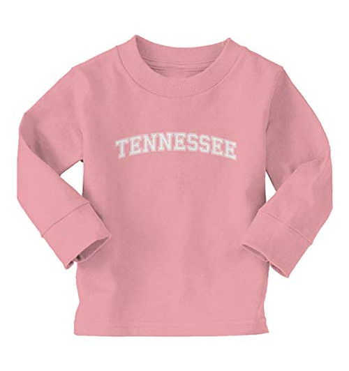 Haase Unlimited Tennessee - State Proud Strong Pride Long Sleeve Toddler Cotton Jersey Shirt -Light Pink 4T- Haase Unlimited Tennessee - State Proud Strong Pride Long Sleeve Toddler Cotton Jersey Shirt -Light Pink 4T-