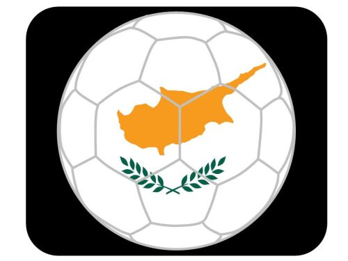 Cypriot Soccer Mouse Pad - Cyprus
