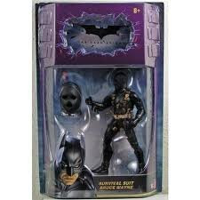 5Star-TD Batman Dark Knight Movie Master Exclusive Deluxe Action Figure Survival Suit Bruce Wayne