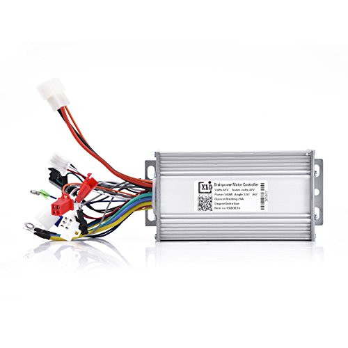 Dilwe Brush Speed Controller, 48V 500W Motor Speed Brushless Controller for Electrical Scooter Bicycle