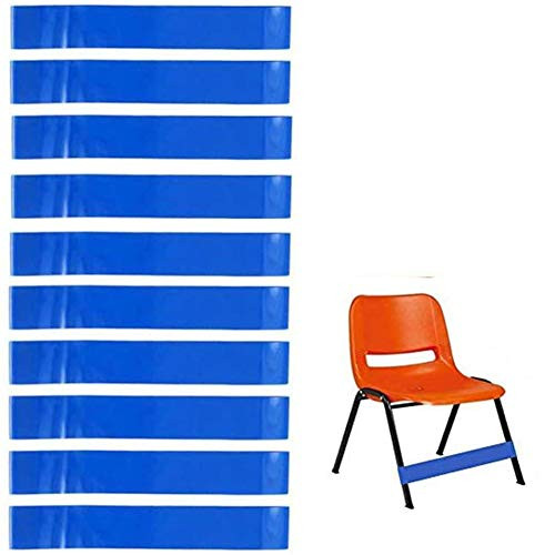 20 Pack Stretch Foot Bands  Natural Latex Chair Bands Fidget Bands for Kids Stretch Resistance Fidget Bands for Elementary School SPD ADHD Sensory Fidgets for Classroom Chairs -green- -blue-