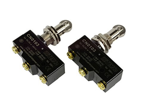 TEMCo 2 LOT HEAVY DUTY 15A Micro Limit Switch Roller Plunger SPDT Snap Action