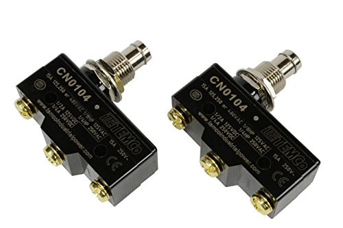 TEMCo 2 LOT HEAVY DUTY 15A Micro Limit Switch Plunger SPDT Snap Action 125 250v
