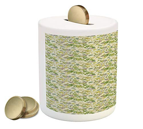 Ambesonne Floral Piggy Bank Pastel Shade Colors of Spring Nature Awakening Theme with Humming Bird on Branches Printed Ceramic Coin Bank Money Box for Cash Saving Multicolor Ambesonne Floral Piggy Bank Pastel Shade Colors of Spring Nature Awakening Theme with Humming Bird on Branches Printed Ceramic Coin Bank Money Box for Cash Saving Multicolor