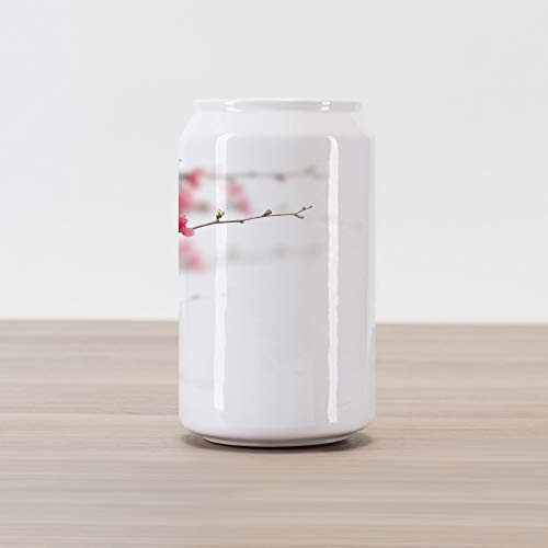 Ambesonne Spring Cola Can Shape Piggy Bank  Nature Beauty Cherry Blossom Branches Misty Inspirational Japanese Blooms Image  Ceramic Cola Shaped Coin Box Money Bank for Cash Saving  Hot Pink White Ambesonne Spring Cola Can Shape Piggy Bank  Nature Beauty Cherry Blossom Branches Misty Inspirational Japanese Blooms Image  Ceramic Cola Shaped Coin Box Money Bank for Cash Saving  Hot Pink White