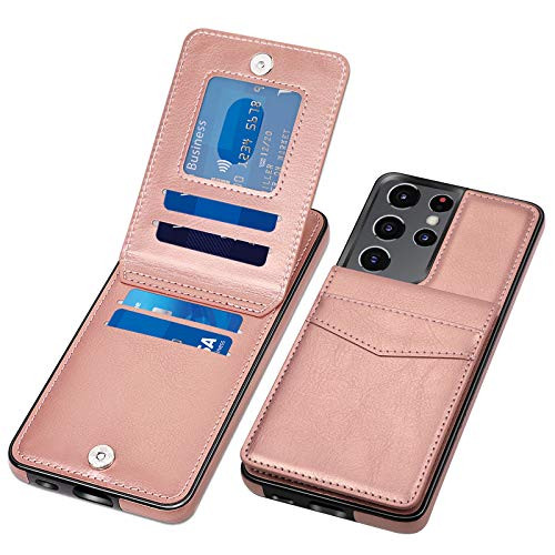 COOYA for Samsung S21 Ultra Case Galaxy S21 Ultra Case Wallet Case with Card Holder Magnetic Clasp PU Leather Card Case Protective Back Folio Flip Phone Case for Samsung Galaxy S21 Ultra 5G 6.8 Inch COOYA for Samsung S21 Ultra Case Galaxy S21 Ultra Case Wallet Case with Card Holder Magnetic Clasp PU Leather Card Case Protective Back Folio Flip Phone Case for Samsung Galaxy S21 Ultra 5G 6.8 Inch