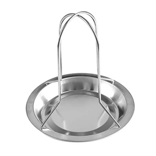 NUOBESTY Beer Can Chicken Rack Stainless Steel Chicken Roaster Rack Poultry Turkey Chicken Rack with Roasting Pan for Barbecue Grill Oven Charcoal Grill Smoker -Silver- NUOBESTY Beer Can Chicken Rack Stainless Steel Chicken Roaster Rack Poultry Turkey Chicken Rack with Roasting Pan for Barbecue Grill Oven Charcoal Grill Smoker -Silver-