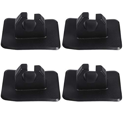 BESPORTBLE 4pcs Kayak Paddle Holder Plastic Inflatable Boat Paddle Holder Clip Oar Keeper for Kayaks Canoes Rowing Boats -Black-