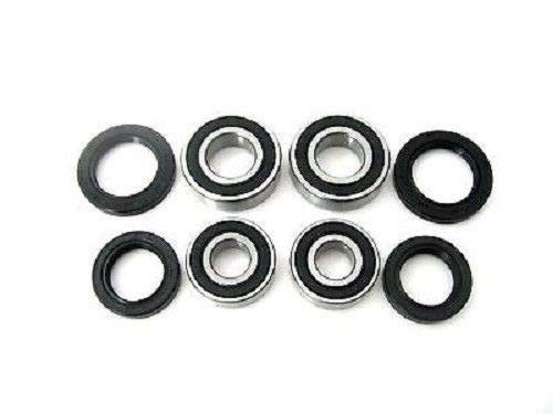 BossBearing Both Front Wheel Bearings Seals Kit for Suzuki LTZ250 LTZ250 2004 2005 2006 2007 2008 2009