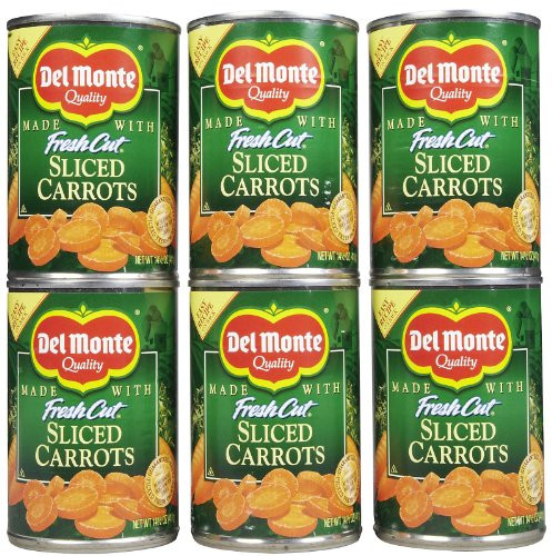 Del Monte Sliced Carrots  14.5 oz  6 pk
