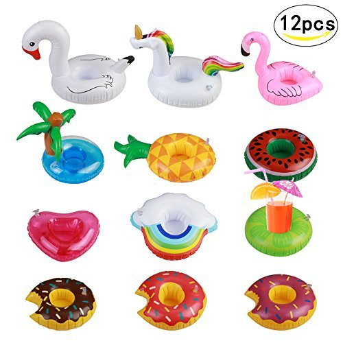 Drink Holder Floating Beverage Salad Fruit Serving Bar Pool Float Party Accessories Summer Beach Leisure Cup Bottle Holder Water Fun Decorations Toys Kids Adults