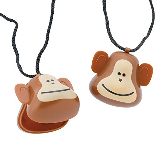 Brush  Floss  Smile Tooth Holder Necklaces - Prizes and Giveaways - 48 per Pack