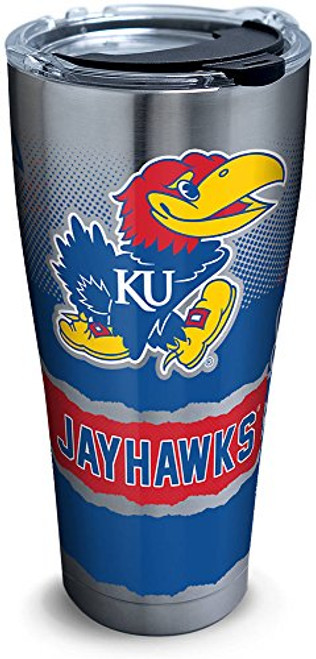 Tervis 1269595 Kansas Jayhawks Knockout Stainless Steel Tumbler with Clear and Black Hammer Lid 30oz, Silver Tervis 1269595 Kansas Jayhawks Knockout Stainless Steel Tumbler with Clear and Black Hammer Lid 30oz, Silver