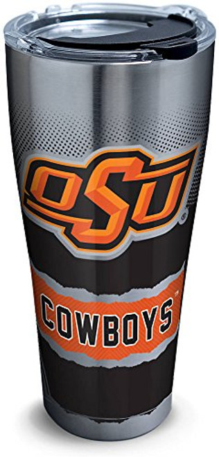 Tervis 1268377 Oklahoma State Cowboys Knockout Stainless Steel Tumbler with Clear and Black Hammer Lid 30oz, Silver Tervis 1268377 Oklahoma State Cowboys Knockout Stainless Steel Tumbler with Clear and Black Hammer Lid 30oz, Silver