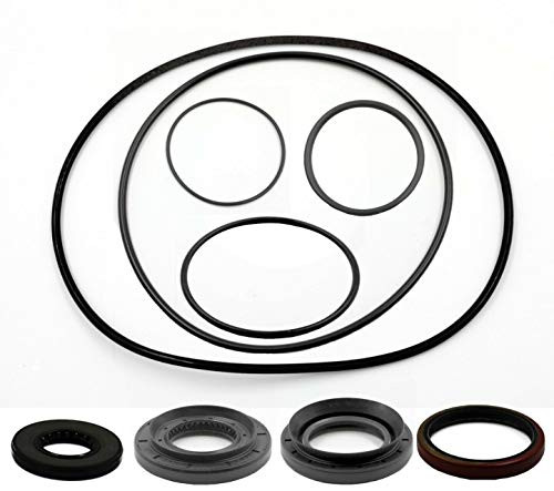 East Lake Axle Rear differential seal kit compatible with Suzuki 250 Ozark Quadsport 2002 2003 2004 2005 2006 2007 2008 2009 2010 2011 2012 2013 2014