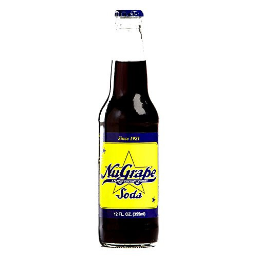 Nugrape Soda 12 oz each -6 Items Per Order-