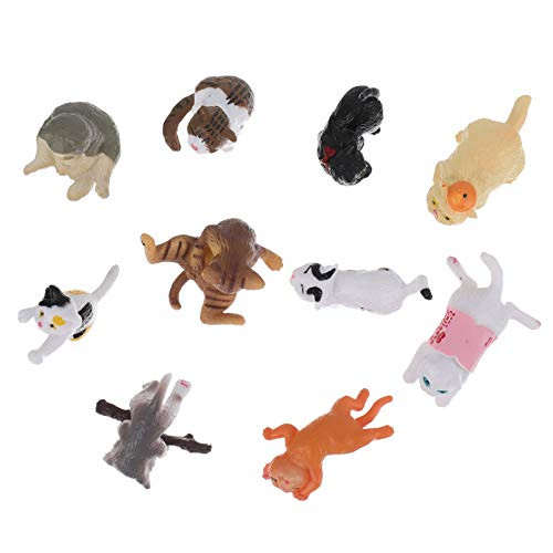 YARNOW 10pcs Cat Animal Figurines Cat Toy Figure Kitten Figures Realistic Cats Animal Figurines Toy Playset Cake Toppers Micro Landscape Animal YARNOW 10pcs Cat Animal Figurines Cat Toy Figure Kitten Figures Realistic Cats Animal Figurines Toy Playset Cake Toppers Micro Landscape Animal