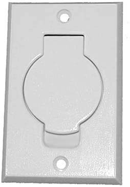 EFP Central Vacuum Inlet Valves for Beam Central Vac - White Round Door -4-Pack-