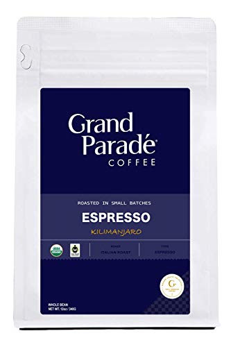 Organic Espresso  Kilimanjaro Blend Medium Roast  -12 oz.- Whole Bean Coffee  Fresh Roasted