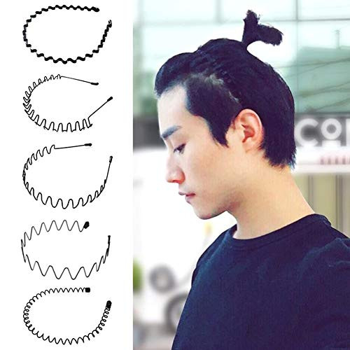 Insuwun Metal headband - 5 pcs Metal Spring Wavy Hairband Hair Hoop Simple Fashionable Headband Headwear Accessories for Men Women Insuwun Metal headband - 5 pcs Metal Spring Wavy Hairband Hair Hoop Simple Fashionable Headband Headwear Accessories for Men Women