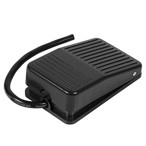 Black Electrical Power Plastic Foot Pedal Switch On Off Control -220V   380V-  Plus  10cm Cord