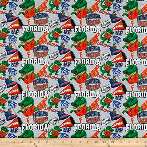 Sykel Enterprises NCAA Cotton Broadcloth Florida Collegiate Mascot Fabric  Team Color  Fabric By The Yard