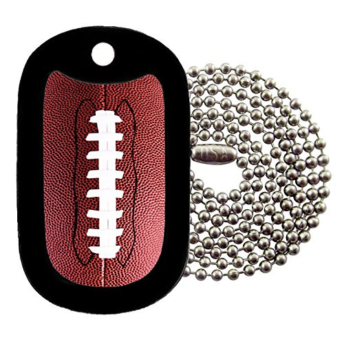 Tag-Z Military Dog Tags - Football Dog Tag Necklace