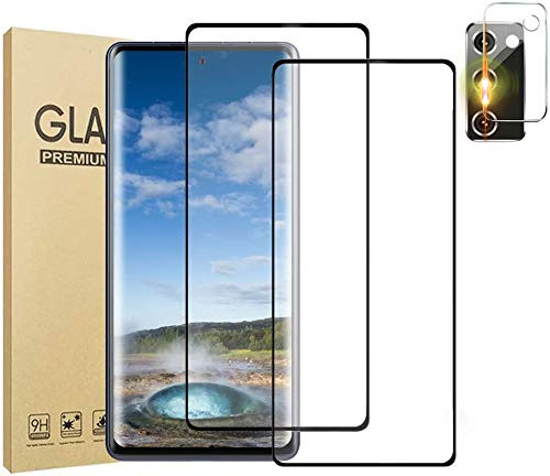 -2 Plus 1- Screen Protector for Samsung Galaxy S20 FE 5G 6.5 Tempered Glass Plus Camera Lens Protector -9H Hardness- -Fingerprint Support- -Bubble Free- 2.5D HD Clear Glass Film Galaxy S20 FE 5G 6.5 Inch -2 Plus 1- Screen Protector for Samsung Galaxy S20 FE 5G 6.5 Tempered Glass Plus Camera Lens Protector -9H Hardness- -Fingerprint Support- -Bubble Free- 2.5D HD Clear Glass Film Galaxy S20 FE 5G 6.5 Inch