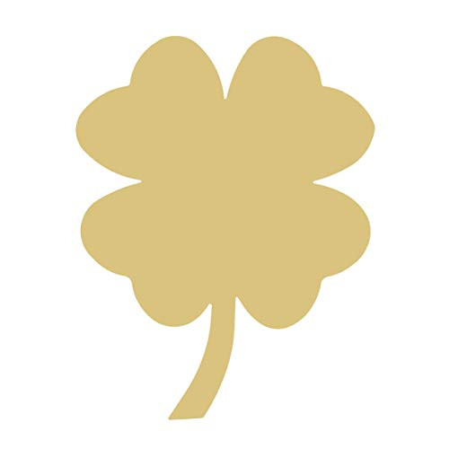 4 Leaf Clover Cutout Unfinished Wood St. Patrick s Day Leprechaun Door Hanger Spring Decor MDF Shape Canvas Style 1 -12 inch-