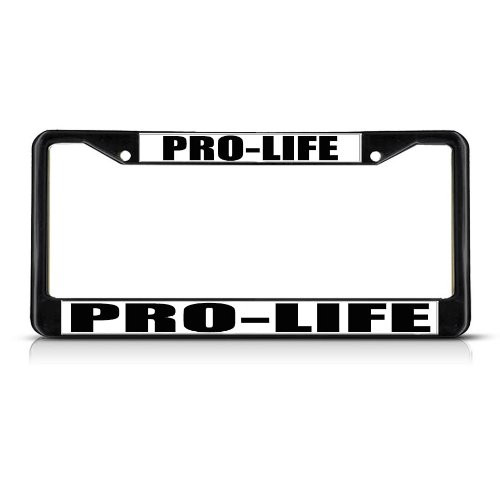 Fastasticdeals Pro Life No Abortion License Plate Frame Tag Holder Cover