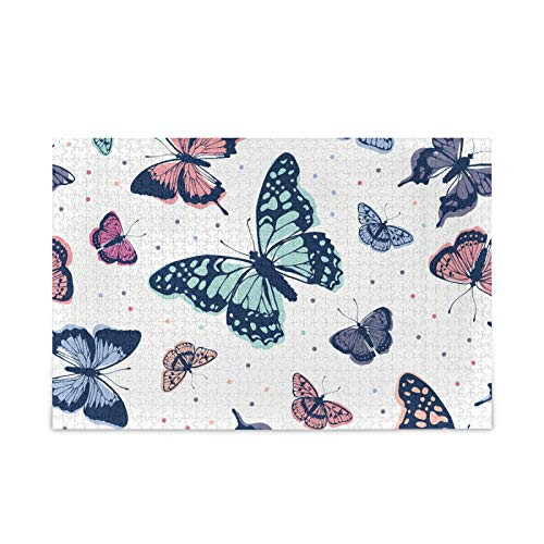 Colorful Butterflies Puzzle 500 Piece Jigsaw Puzzle Kids Adult  Jigsaw Puzzle-1mb0a-