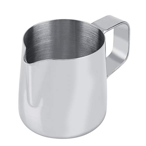 Milk Frothing Pitcher Stainless Steel Creamer Frothing Pitcher Coffee Milk Frothing Cup for Latte Art -200ml-