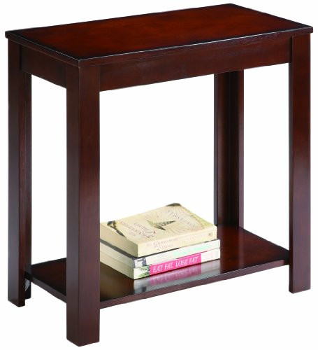 Crown Mark 7710 Pierce Chairside Table Espresso