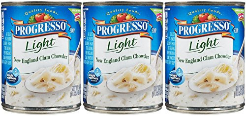 Progresso Light Soup-New England Clam-18.5 Oz-3 Count
