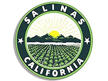 GHaynes Distributing MAGNET Salinas California City Seal Magnet-decal logo cali ca- Size  4 x 4 inch