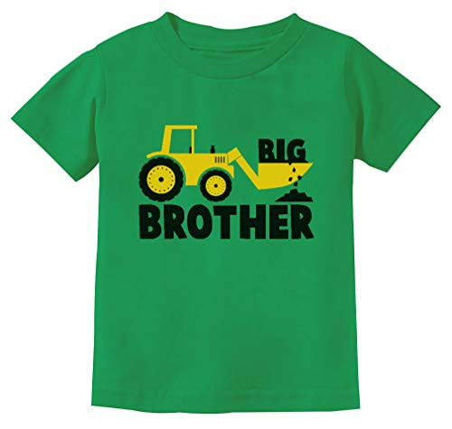 Big Brother Shirt for Toddler Boys Tractor Big Bro Shirt Promoted to Big Brother 3T Green Big Brother Shirt for Toddler Boys Tractor Big Bro Shirt Promoted to Big Brother 3T Green
