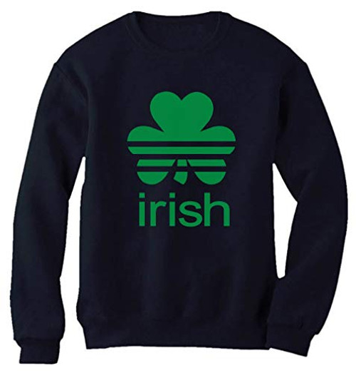 St. Patrick s Day Shamrock Clover Irish Women Sweatshirt Large Navy St. Patrick s Day Shamrock Clover Irish Women Sweatshirt Large Navy