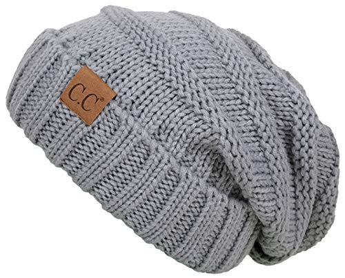 Funky Junque Oversized Slouchy Beanie - Dove Grey