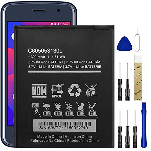 for BLU Advance A4 A330U Replacement Battery C605053130L with Free Toolkit Adhesive