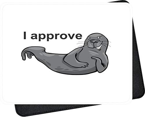 Seal of Approval - Premium Faux Leather Mouse Pad Mousepad