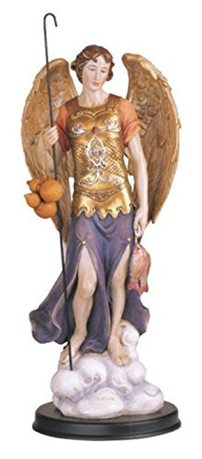 George S. Chen Imports Archangel Raphael Holy Figurine Religious Decor, 12" George S. Chen Imports Archangel Raphael Holy Figurine Religious Decor, 12"