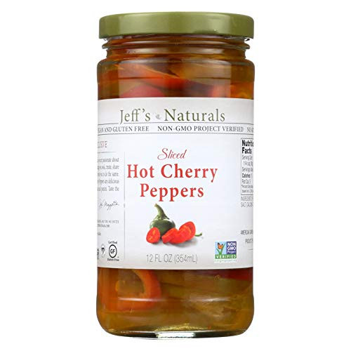 Jeff s Natural Jeff s Natural Hot Cherry Pepper - Hot Cherry Pepper - Case of 6 - 12 oz.