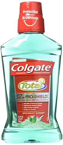 Colgate Mw Spearmint Tota Size 500 M Colgate Total Advance Pro-Shield Mouthwash Spearmint 500ml   16.9 Fl. Oz.