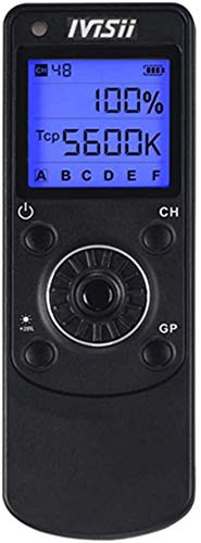 IVISII Wireless LED Remote Control for LED Video Photography Light  Ring Light Adjust Brightness Color and Temperature